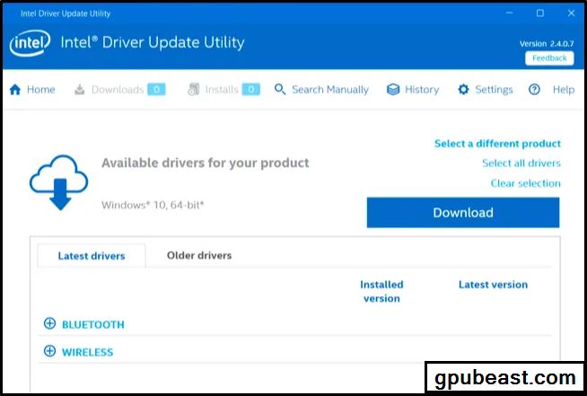 Intel driver update utility